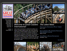 Tablet Screenshot of greatcoasters.com